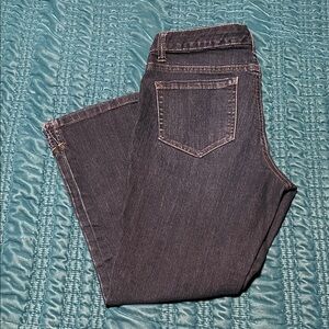 Nine West Dark Blue Slim Crop Jeans 4/27